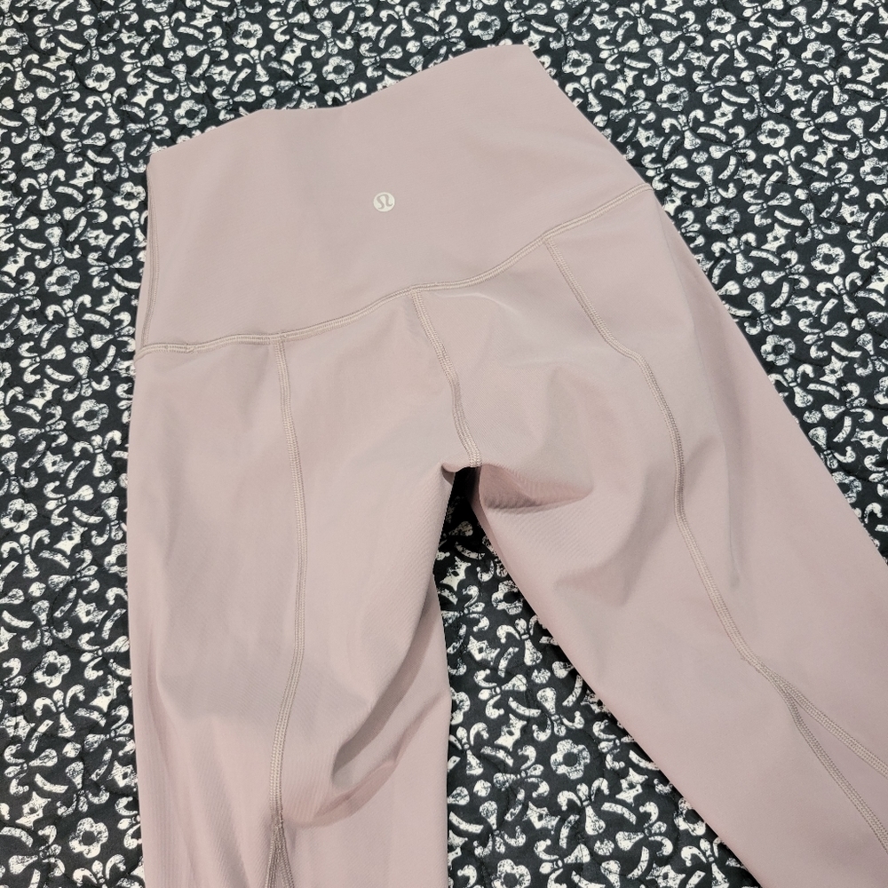 Lululemon Blush Pink Leggings Gem